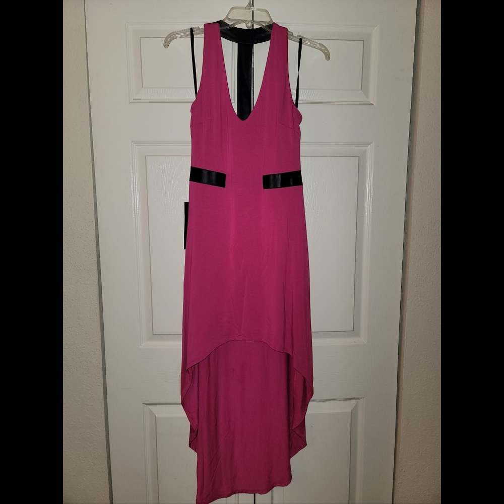 Bebe High/Low Maxi Dress